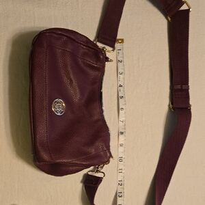 Elegant Burgundy Nanette Lepore Shoulder Bag